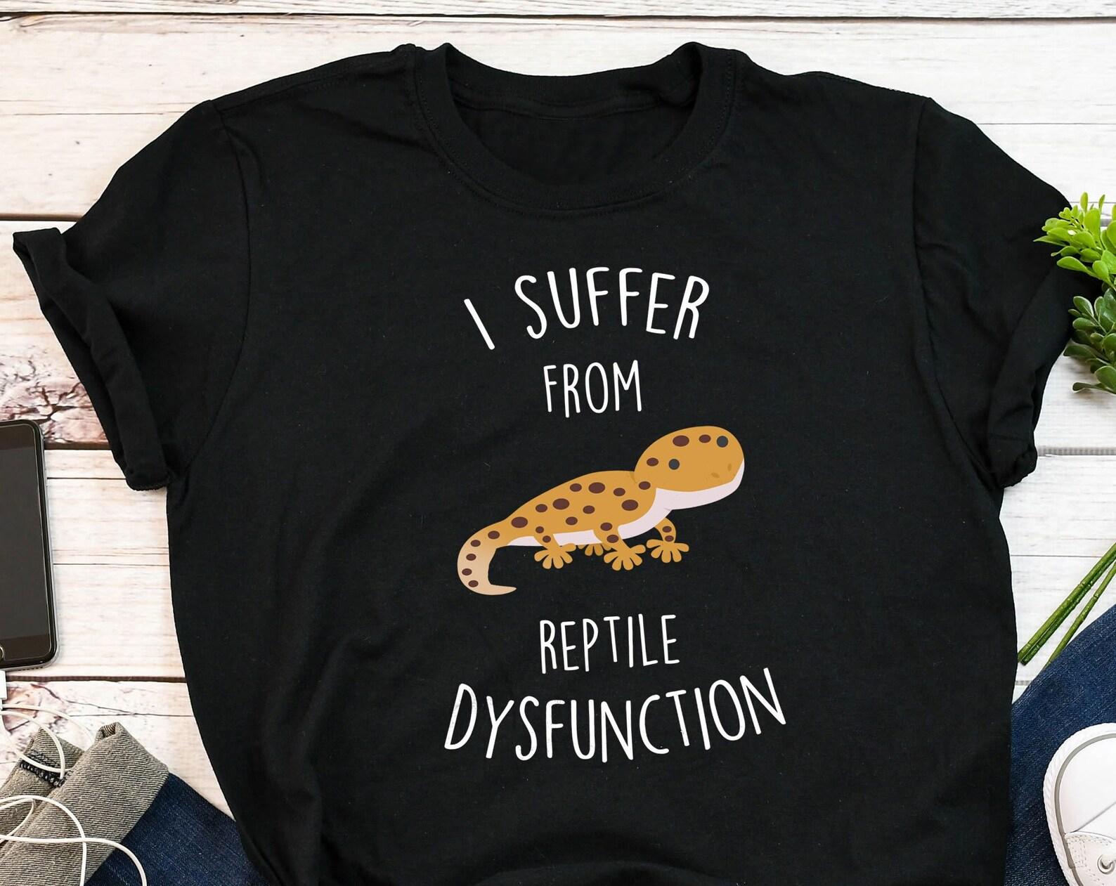 Leopard Gecko Shirt, , Tshirt, Pet Reptile Lover Gift, Funny Lizard T-Shirt, Cute Gecko Tee, Mom Dad, Reptile Dysfunction 160