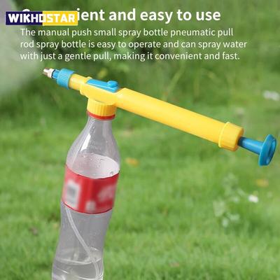 Manual High Pressure Air Pump Manual Sprayer Adjustable Drink Bottle Spray Head Nozzle Garde