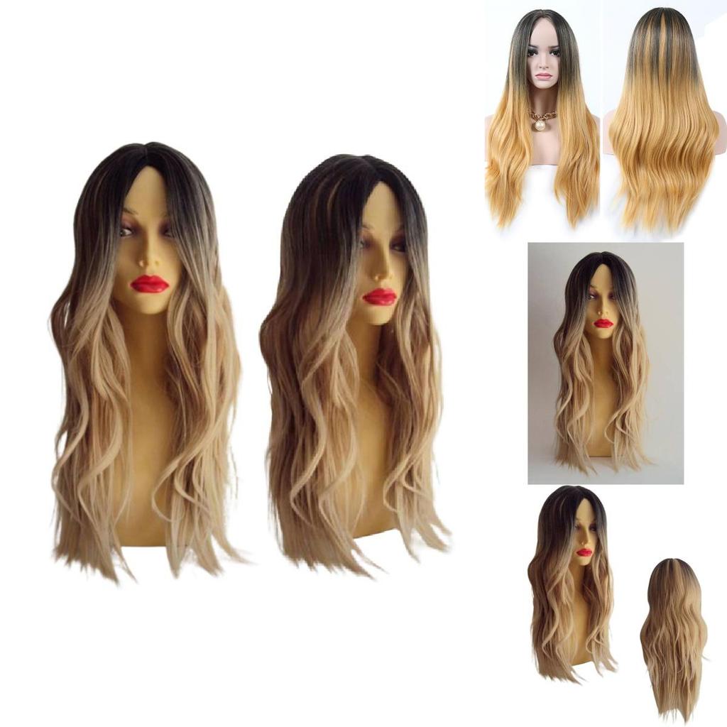 Luxurious Fashion Cosplay Hair Wig For Women With Long Straight And Curly Styles