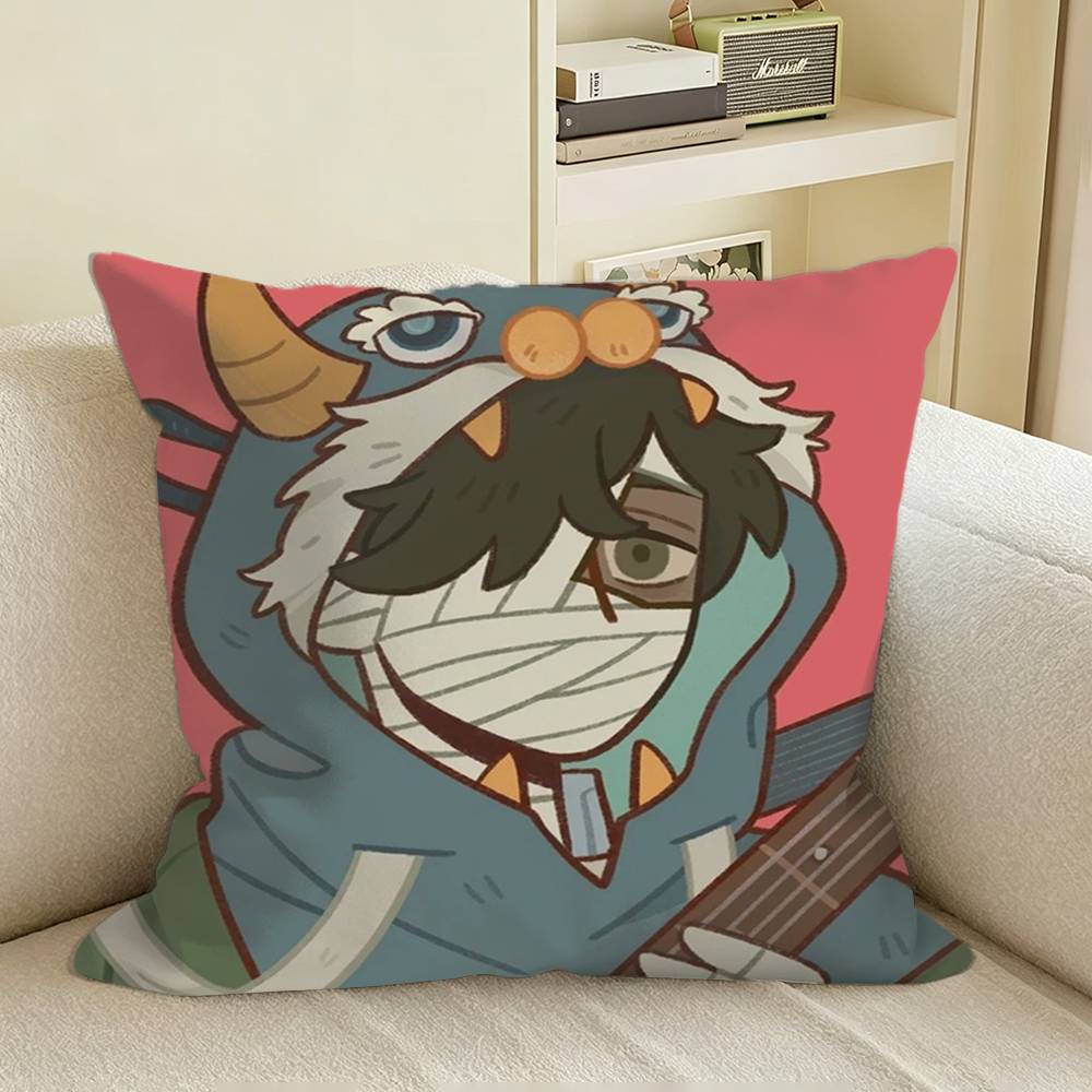 Manga All SSaints SStreet Square Sofa Pillow Cover Solid Color Living Room Home Decor Cushion Case