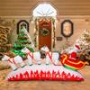 3 Inflatable Christmas Decorations Outdoor Garden Courtyard Decoration Large Snowman Santa Claus Christmas Tree Inflatable Toys