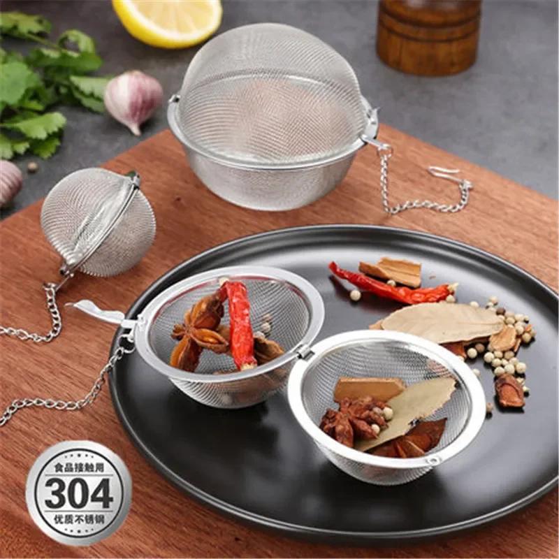 Stainless Steel Tea Infuser Teapot Tray Spice Tea Strainer Herbal Filter Teaware Accessories Kitchen Tools Tea Infuser Tea