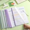 10Pcs Plastic Binder Paper Protector Report Folders with Clear Cover 60 Sheet Capacity Report Cover with Sliding Bar