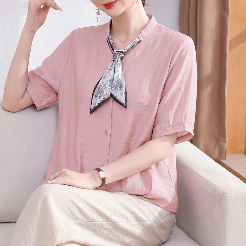 Xue Xi Women s Age-Reducing Summer Short Sleeve Top 3XL
