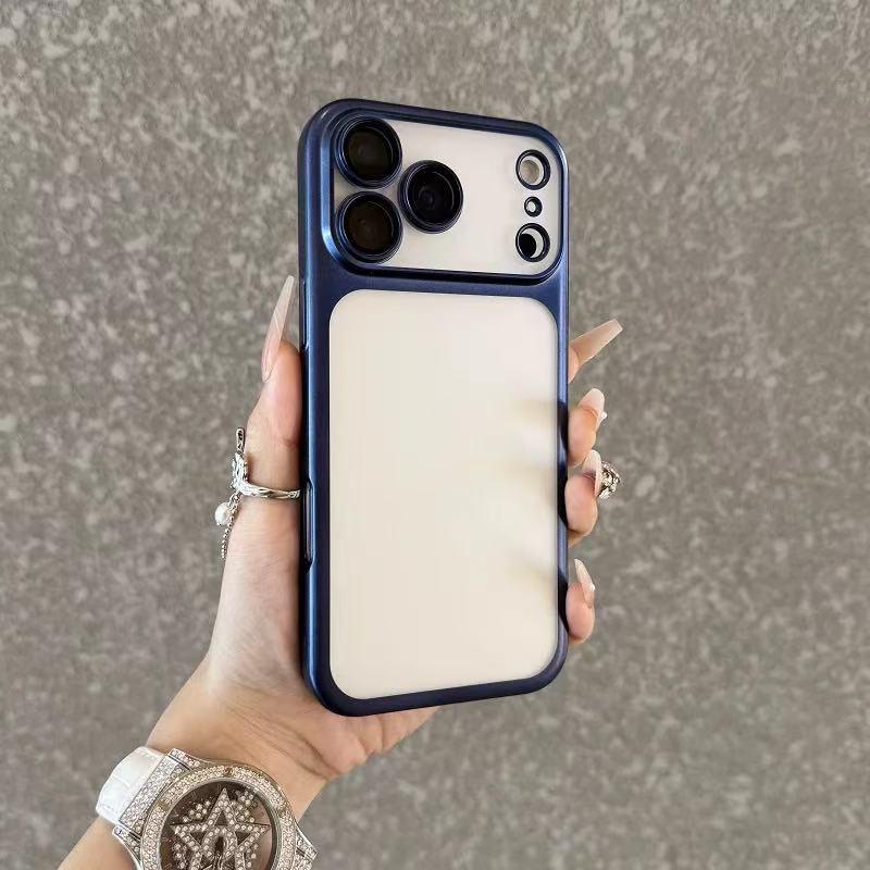 

Compatible with iPhone 16 PRO MAX to 17, Matte Frosted Case with Lens Film, Drop-Proof, Soft, Fits Apple 14 & 15. 15 Pro Max