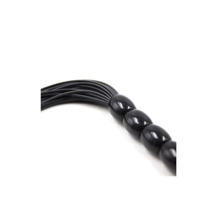 Fouet - TOYZ 4 LOVERS - 21 cm - Faux cuir - Noir - Adulte