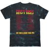 Guns N Roses Unisex Adult Use Your Illusion Tour 1991 Back Print Washed T-Shirt