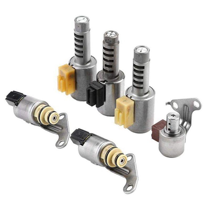 Durable-6Pcs/Set U540E Shift Solenoid Valve Gear Box Solenoid Valve For Toyota Vios A4LB1 Spare Parts Accessories