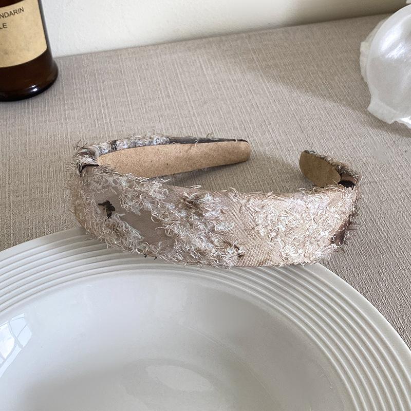 Neue Tinte Schmetterling Stoff Haarreifen Damen Mode Klassische Spitze Schwamm Stirnbänder Outdoor Freizeit Haarschmuck