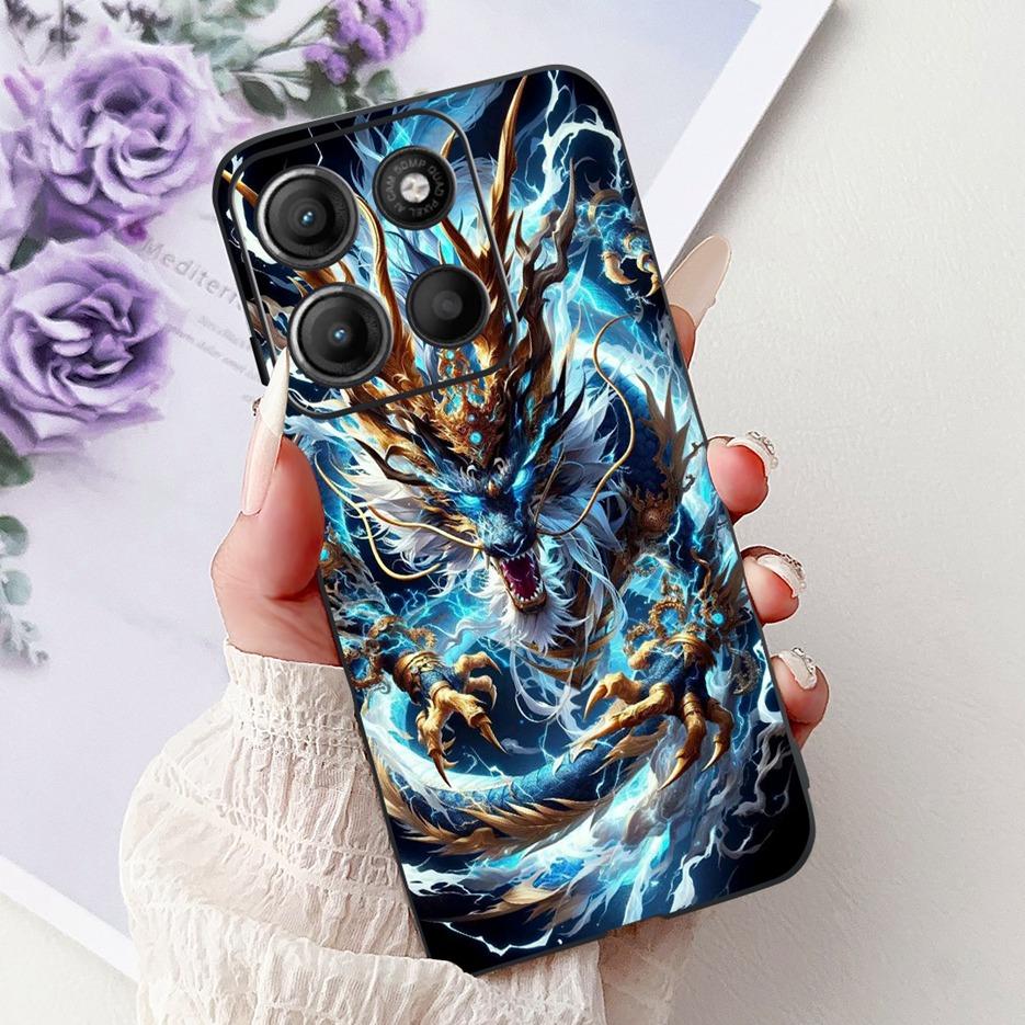 For Motorola Moto G15 Case Moto G75 XT2437-2 Luxury Popular Painted Cover Soft TPU Phone Case For Motorola G15 G 75 MotoG75 Bags