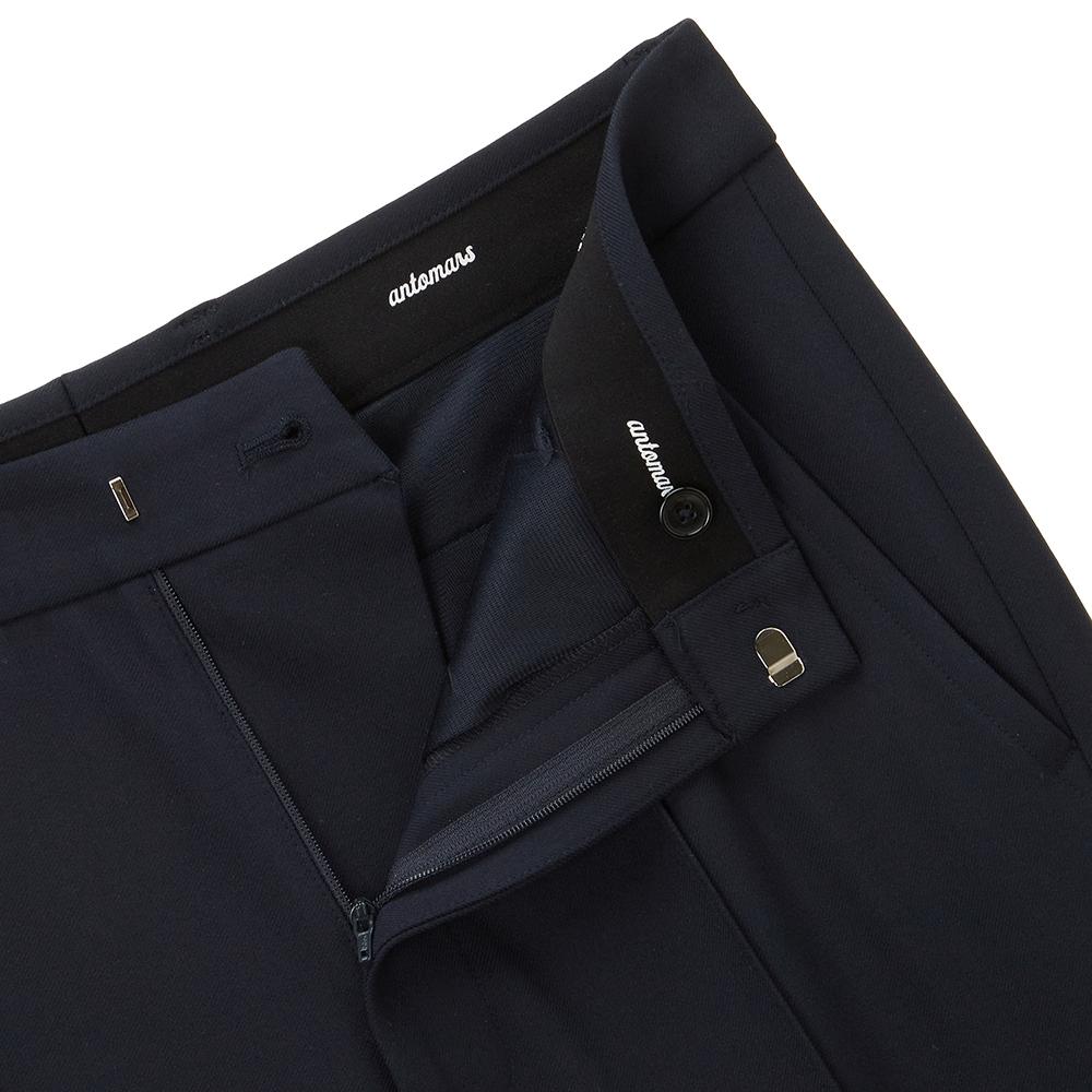 Antomas Wool Texture Pants Men'S Navy