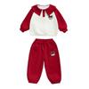 Meng Tang Tang Spring Collection: Korean Style Nezha Hoodie & Cartoon Jacket Set for Baby Girls