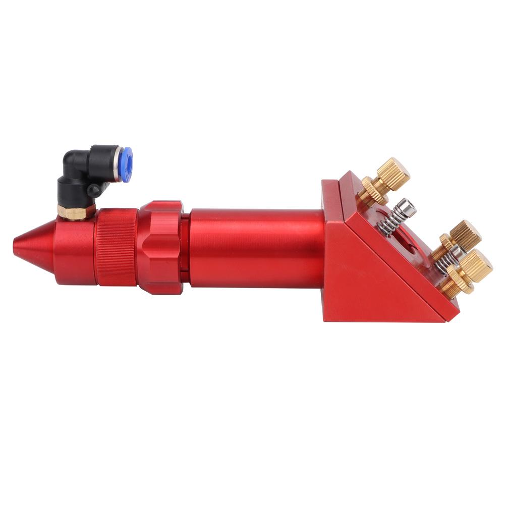 Red Aluminum Laser Head Accessories for CO2 Laser Engraving Machine 63.5 101.6mm(Type A)