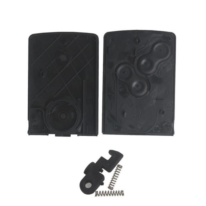 Card cheie de rezervă pentru Renault Captur - Clio 4 - Koleos - Laguna 3 - Megane 3 - Scenic 3 - Telecomandă cu 4 butoane Phonillico®