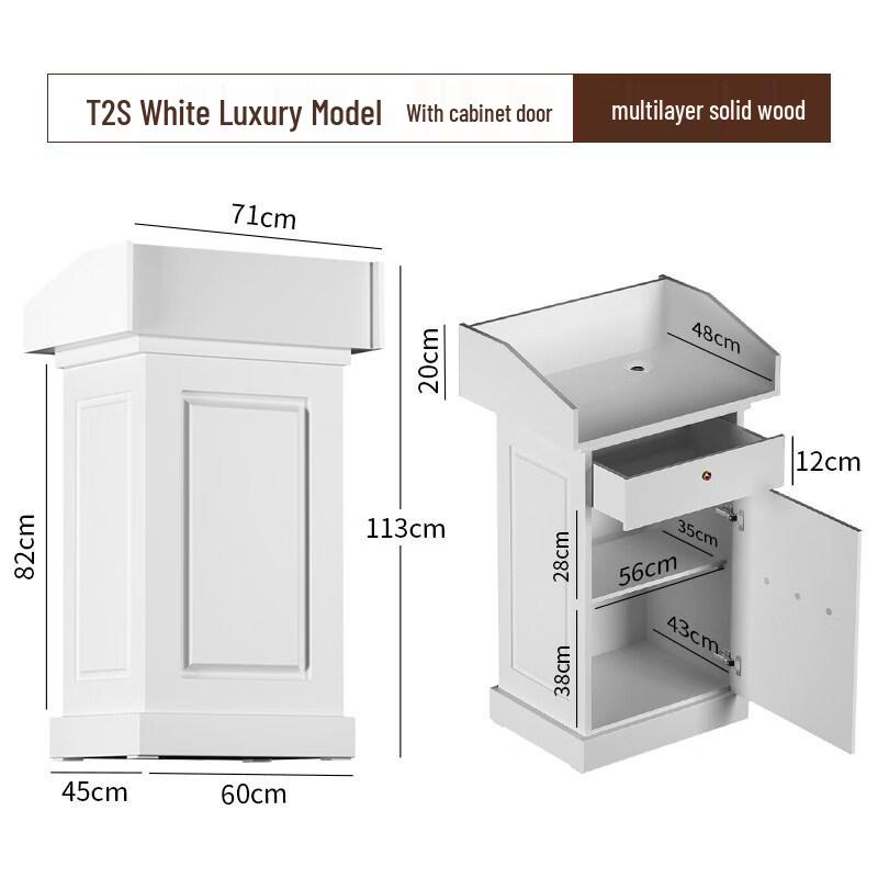 Jundingying T-21 Solid Wood Lectern