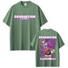 Rapper Kanye West Graduation Bear Graphic T-shirts Men Hip Hop Fashion Pop Music T Shirts Men's Casual Cotton Vintage T-shirt