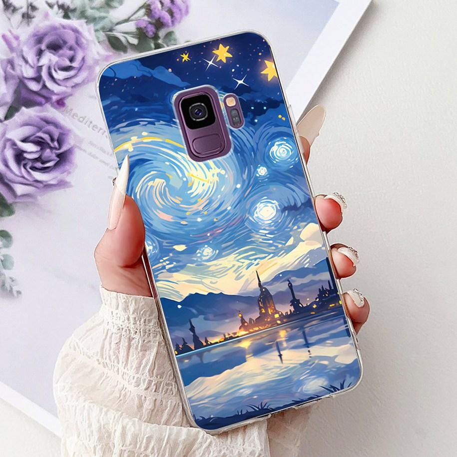 

For Samsung Galaxy S9 Case SM-G960F Cover Fashion Flower Soft Slim Back Cover For Samsung S9 Plus S 9 GalaxyS9 S9+ SM-G965F Capa Samsung S9 Plus