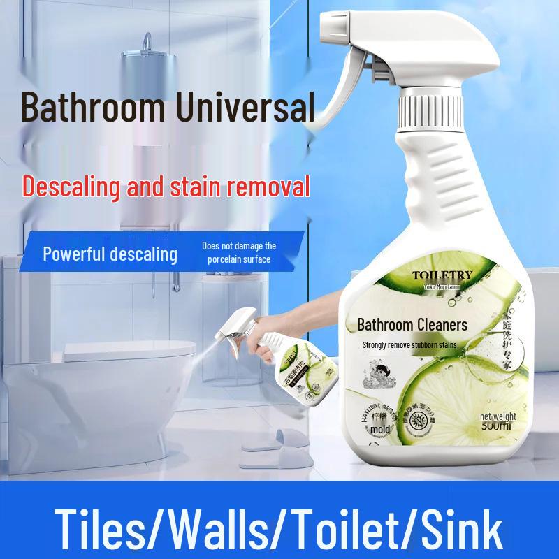Limescale and Water Stain Remover for Bathroom Tile, Glass, and Toilet