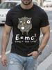 E=MC2 Energie = Milch X Kaffee2 Grafik T-Shirt mit Eulen-Design...