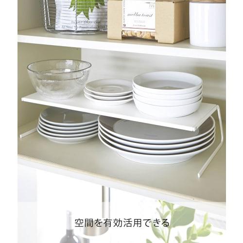 Yamazaki Dish Rack, Dish Storage Plate, Large, White, 2960