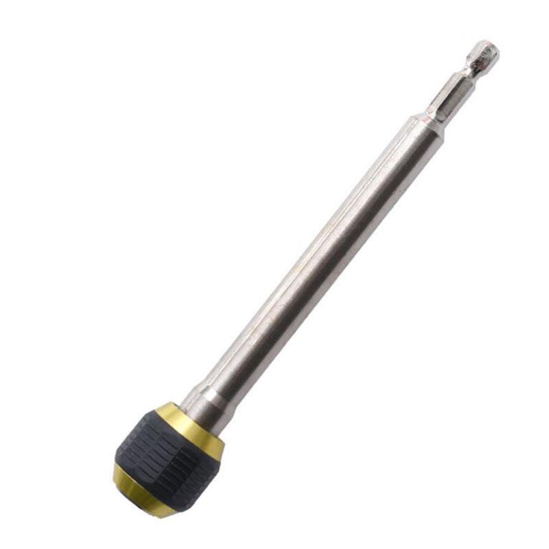 Large Head Pop-up Quick Release Self-locking Hexagonal Handle Extension Rod Electric Drill Driver Conversion Screwdriver Tool