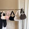 Cute Plush Winter New Fluffy Shoulder Bag with Strap Hobo Crossbody Bag for Women Casual and Versatile Handle Chain Bag