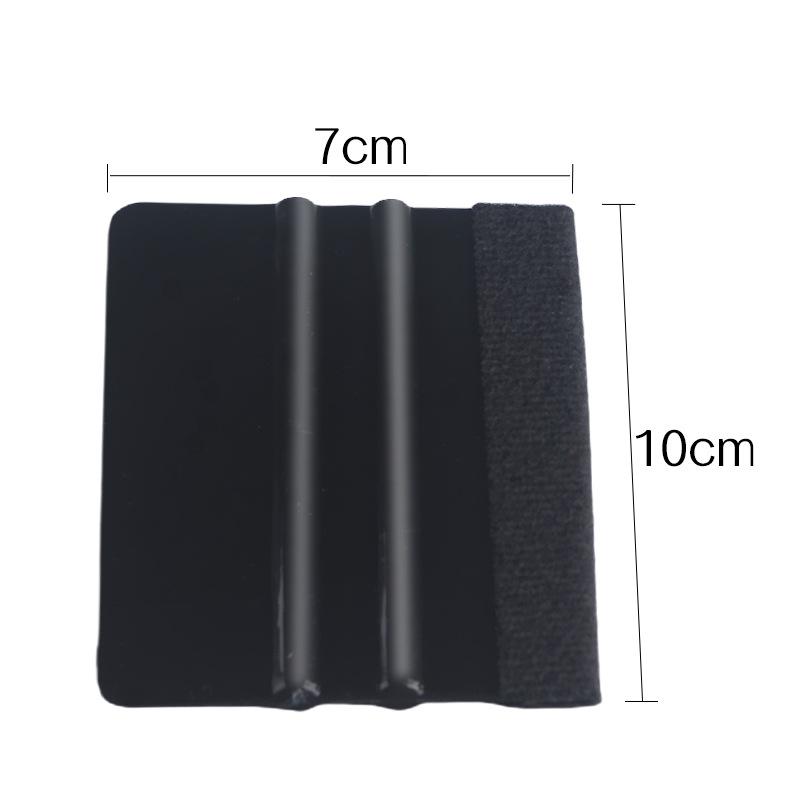 Color-Changing Car Film & Wall Sticker Flocking Scraper with Thickened Felt