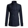 Men's Winter Commuter Coat Slim Mid-length Windbreaker Jacket