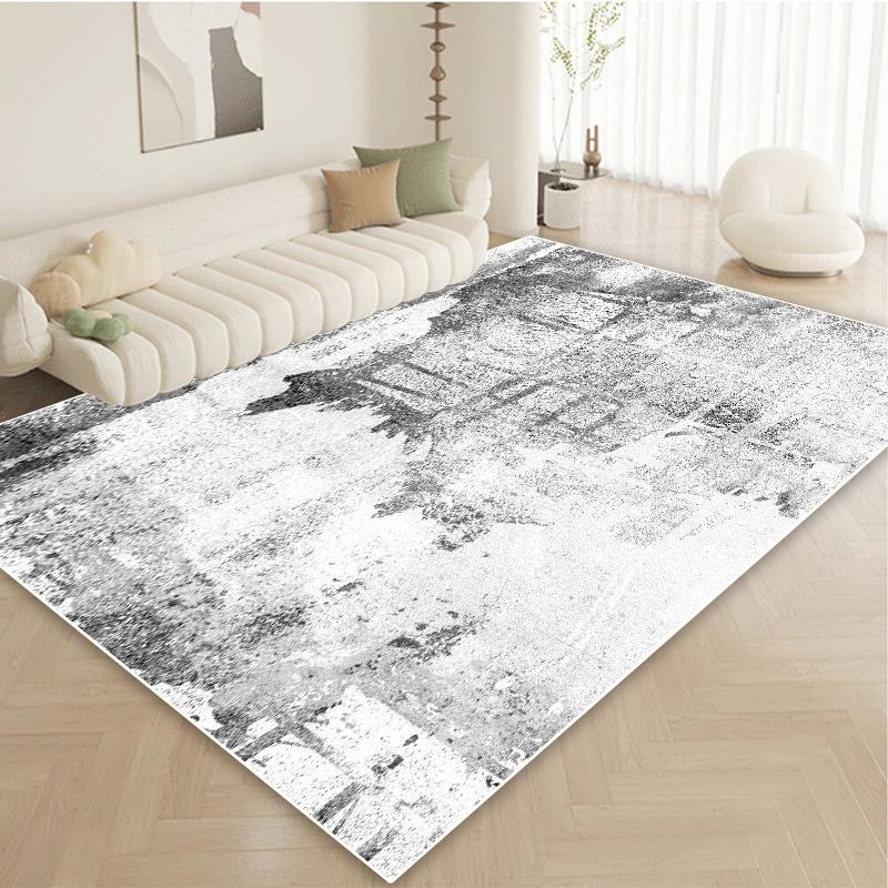 Modern Minimalism Light Colored Carpet Living Room Sofa Area Coffee Tables Non-slip Lint-free Rugs Decoration Bedroom Floor Mat