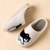 Children's Slippers Cute Cat Design Indoor Winter Warm Parent-child Shoes Comfortable Leisure Gift Home Shoes