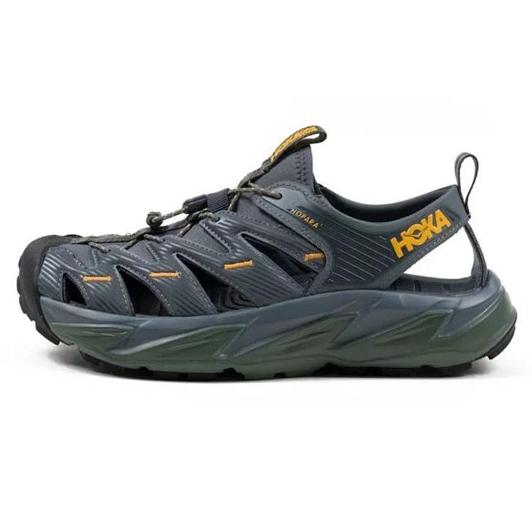 HOKA One One Hopara Og Hiking Water Sandals Men Sandals Dark-Green 1106534-CTHY