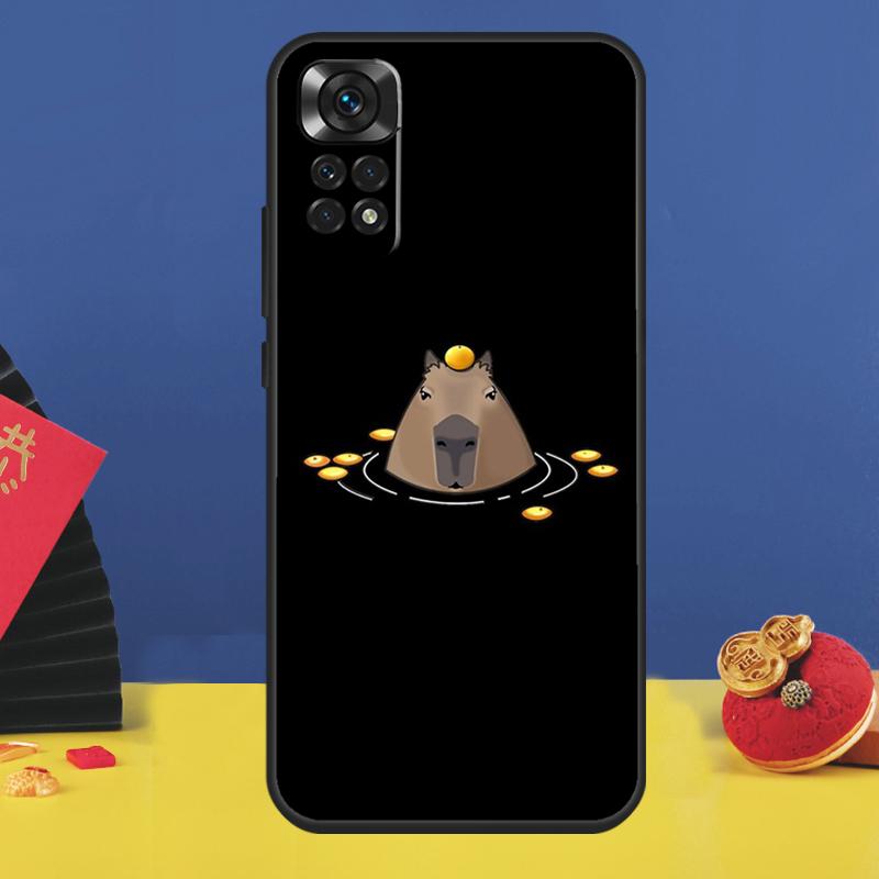 Cute Capybara Phone Case For Xiaomi Redmi Note 14 Pro 13 12 11 9 10 15 Pro Plus 10C 12C 14C 13C 15C Cover