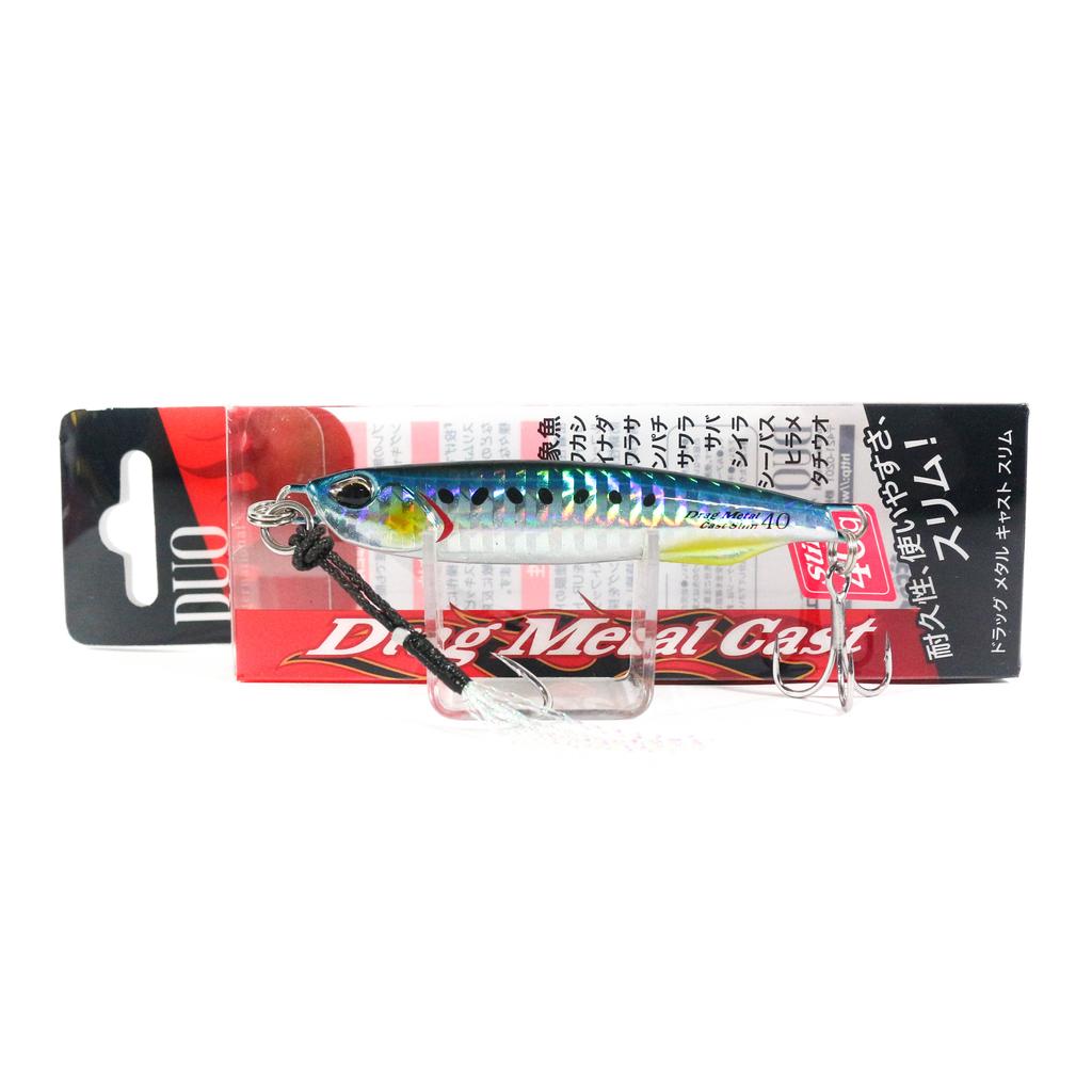 Leurre Métal Duo Drag Metal Slim 40g - 82mm - Pêche En Mer Saumon - Réf PJA0210