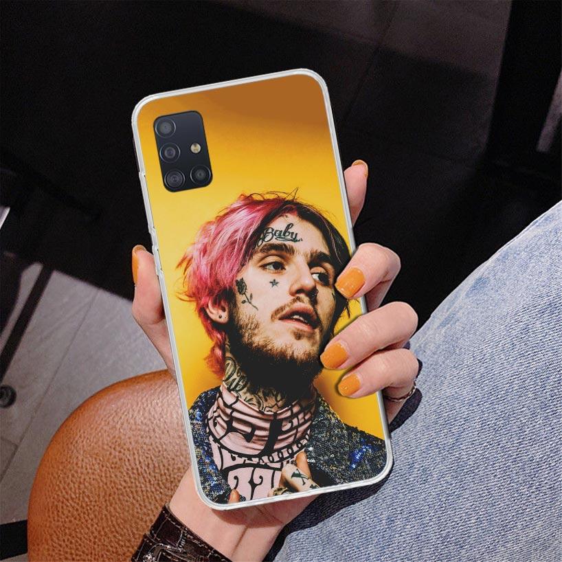 Lil Peep Singer Phone Case For Samsung Galaxy A52 A32 A22 A12 A51 A31 A50S A30S A20S A10S Note 20 Ultra 10 Plus S10 A72 A71 Gala