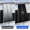 vdbn2 FOR HONDA Car Sticker Auto B-pillar Center Column Decor Cover Scratches Waterproof Sunscreen Vinyl Decals Accessories