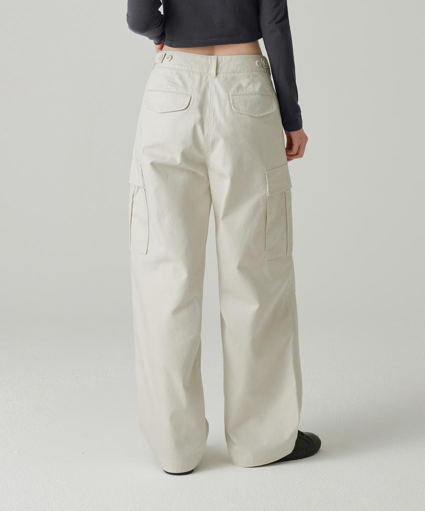 MUSINSA STANDARD WOMAN Women'S Wide Cargo Pants [Cream]