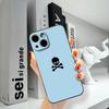 Black Skull Phone Case For iPhone 17 16 15 11 12 14 13 Pro Max Mini X XS XR 7 Plus 16E Air Shockproof Soft Silicone Cover Fundas