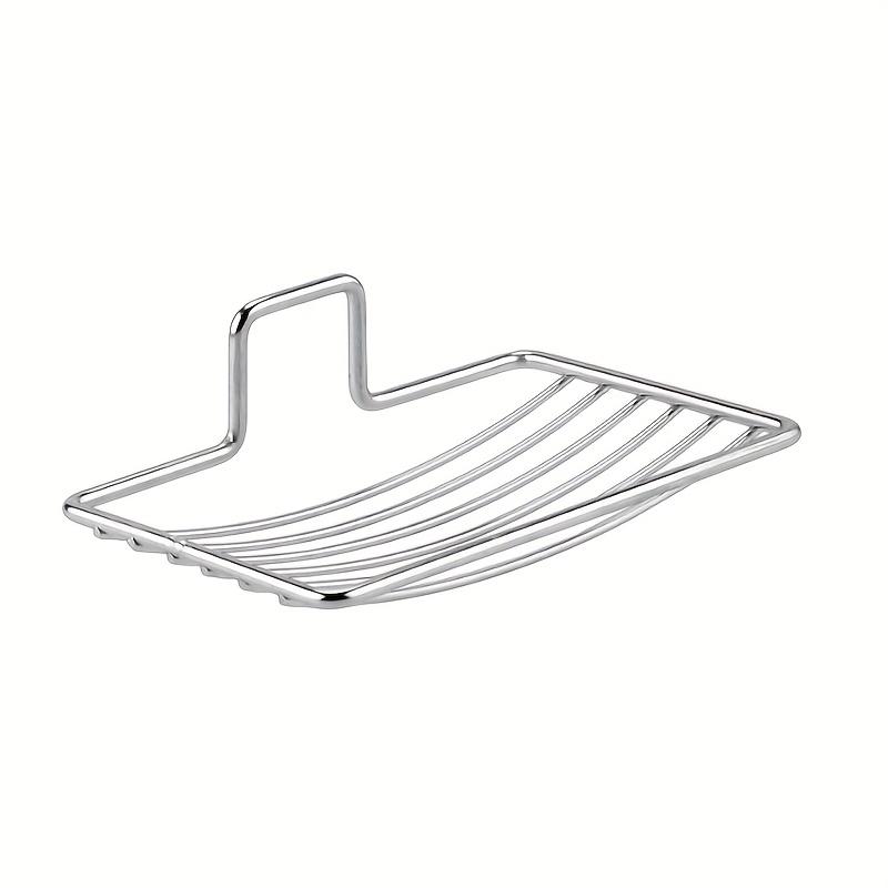 Stainless Steel Non Perforated Soap Box Bathroom Creative Soap Box Soap Rack Kitchen Wall Mounted Drain Rack