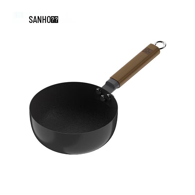 SANHO 20cm Nitrided Iron Saucepan