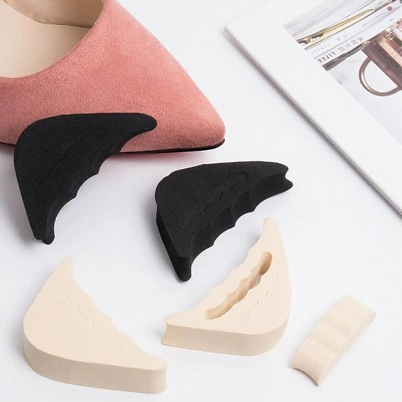 Toe Plug Soft Half Insoles Reusable Toe Sponge Filler Inserts for Shoes Adjustable Too Big Foot Brace Pads Unisex Shoe Inserts