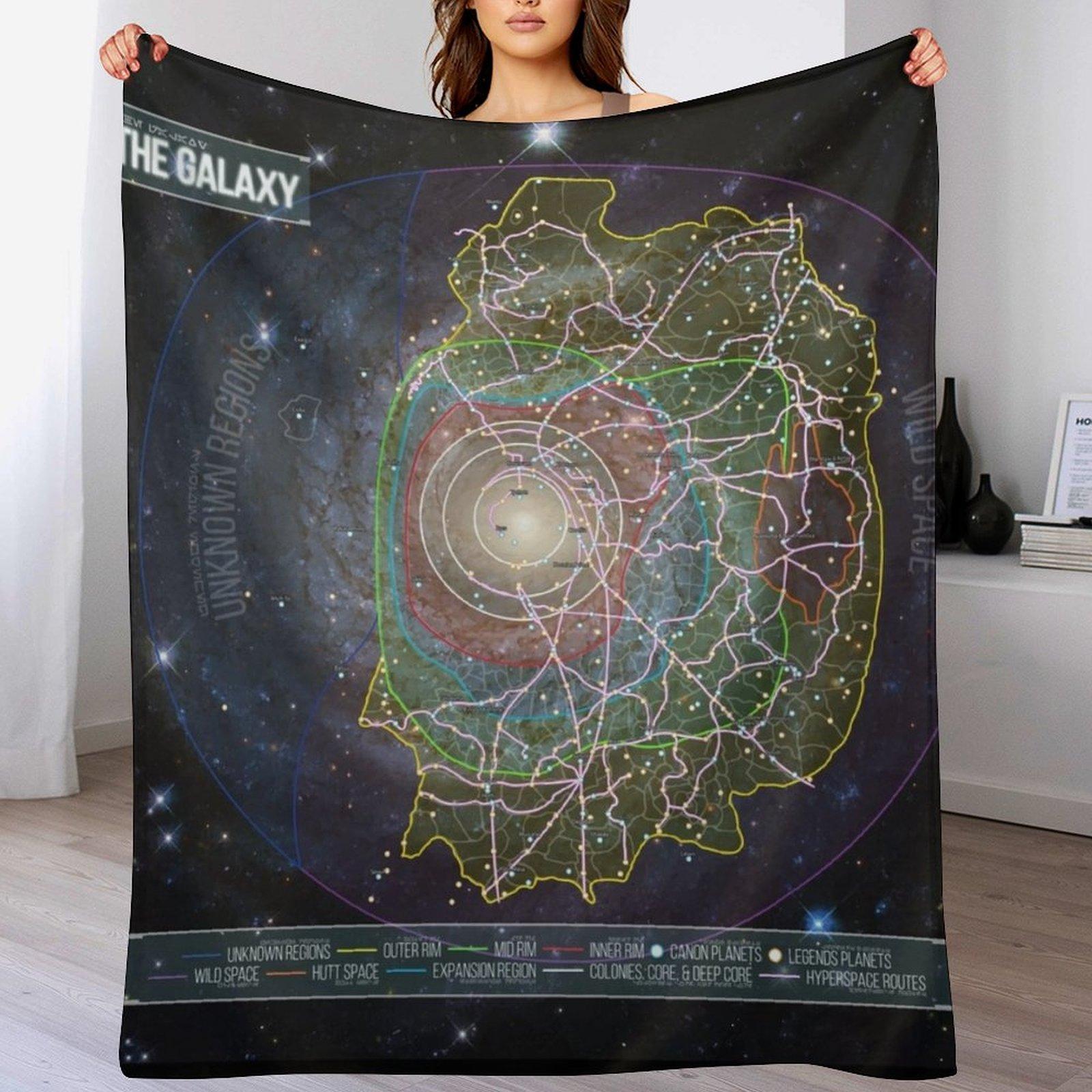 The Galaxy Throw Blanket Warm Cozy Throw Blanket for Living Room Couch 102x76cm(40x30in)