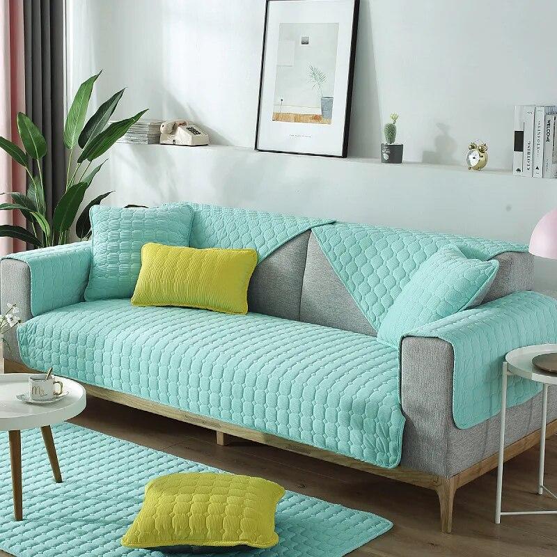 

Мягкий теплый вельветовый чехол для дивана, толстый секционный чехол для дивана, нескользящий однотонный плюшевый чехол для дивана, мебель 70x70cm