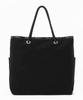 Official Tote Bag CANVAS EASY Jet Black Canvas Script [LeSportsac] TOTE/1417 Women's