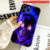 2DFlat Blue Flame Skull Phone Case All Inclusive Film Hard iPhone Case, Compatible with iPhone 18 Pro Max 17 16 15 14 13 12 11