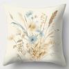 Floral And Pumpkin Decorative Throw Pillow Covers Pattern Cushion Cover Suitable For Sofa Bedroom Car Pillow Cover