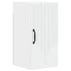 Bathroom Wall Cabinet HOORN White 30 X 31 X 59 Cm Engineered Wood