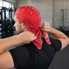 Pirate Hat, Adjustable Streamer Design Hip-hop Cap, Cashew Print Street Style Hat, Breathable Elastic Fabric Hip-Hop Outdoor Sports Hat