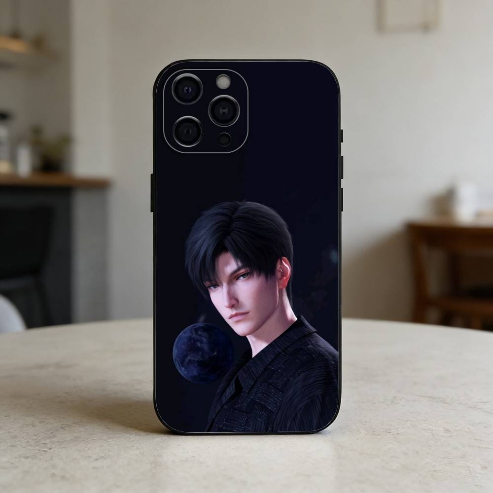 L-love and deepspace rafayel icon Phone Case For iPhone 17,16,15,14,13,12,11 Plus,Pro,Max,Mini Silicone black Soft Cover iPhone15pro