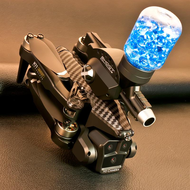K11Max Drone: Brushless Motor Quadcopter with Triple Cameras, Water Bomb Launch, Remote Control