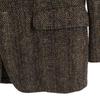 Harris Tweed 70-talls vintage skreddersydd jakke Brun Dame Brukt